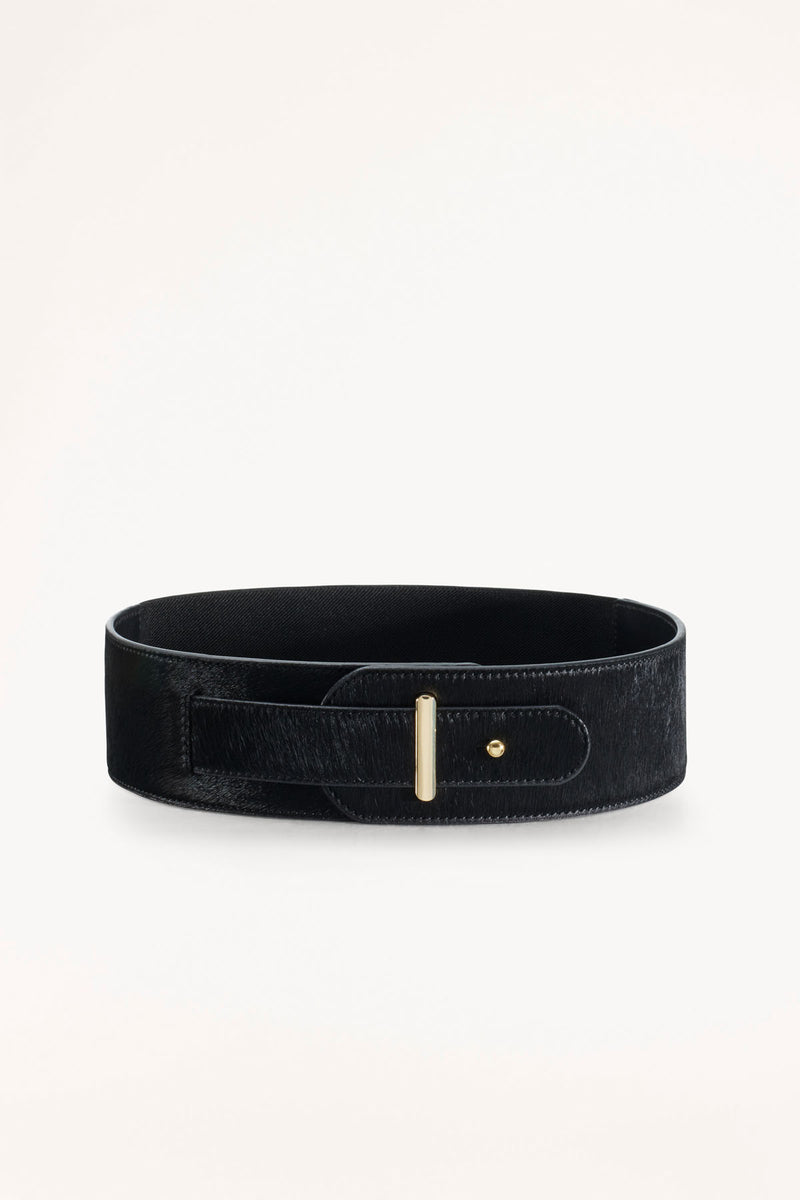Wide Pony Belt  - Black