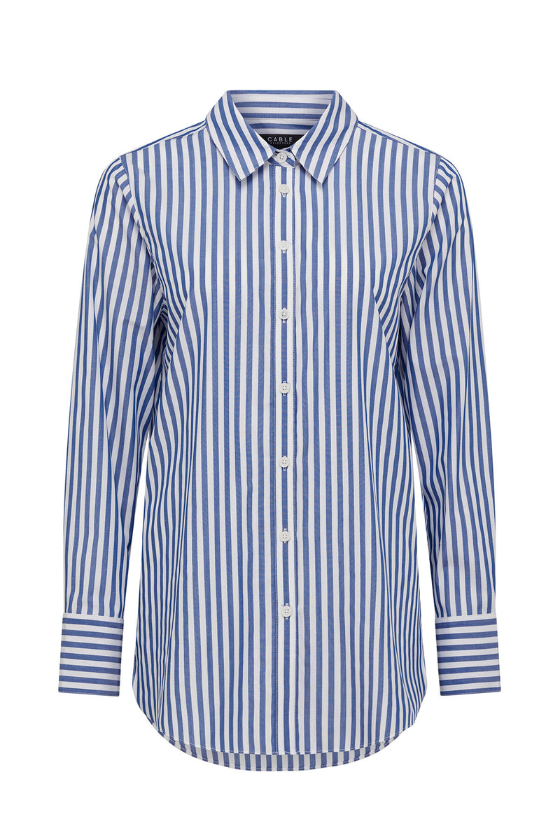 Henri Shirt - Blue Stripe – Cable Melbourne