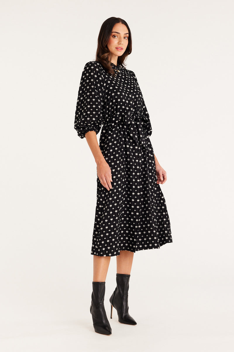 Gemma Midi Dress - Black – Cable Melbourne