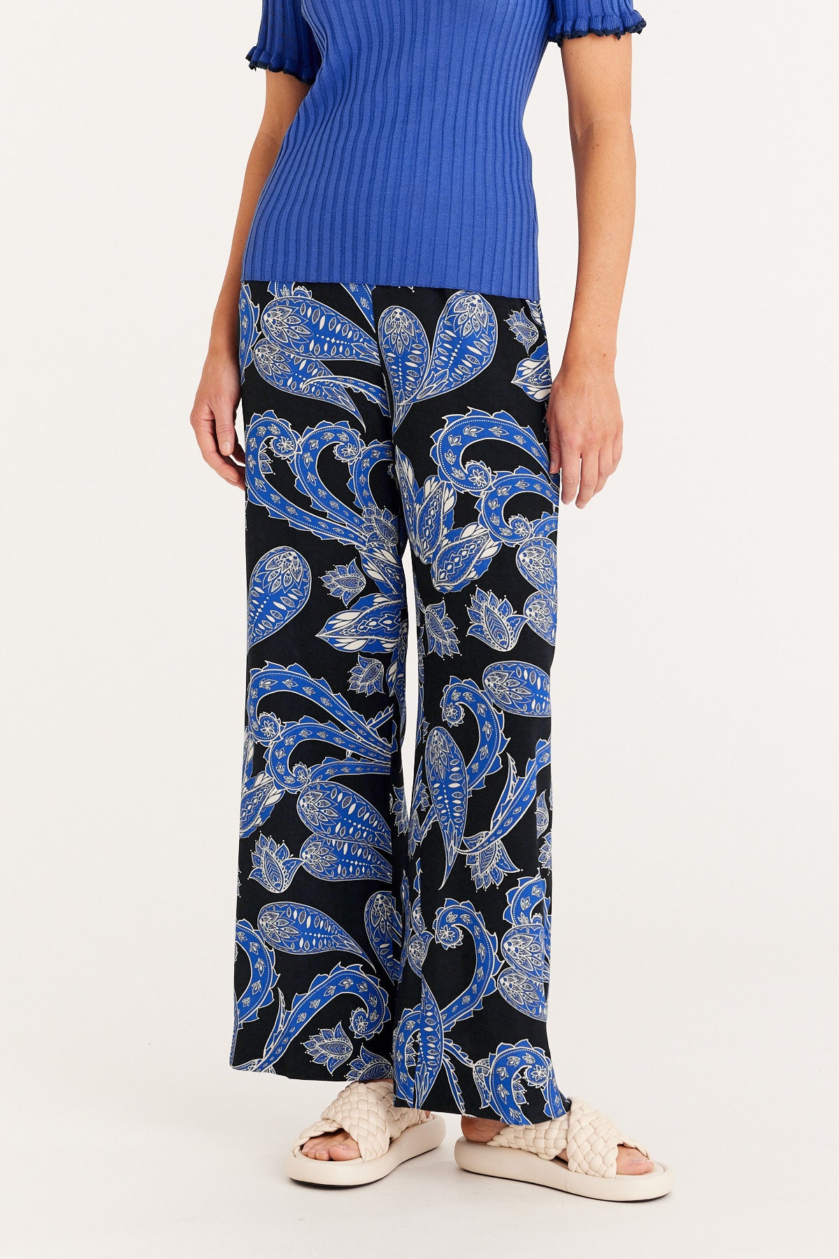 Helena Pant - Paisley Blue – Cable Melbourne