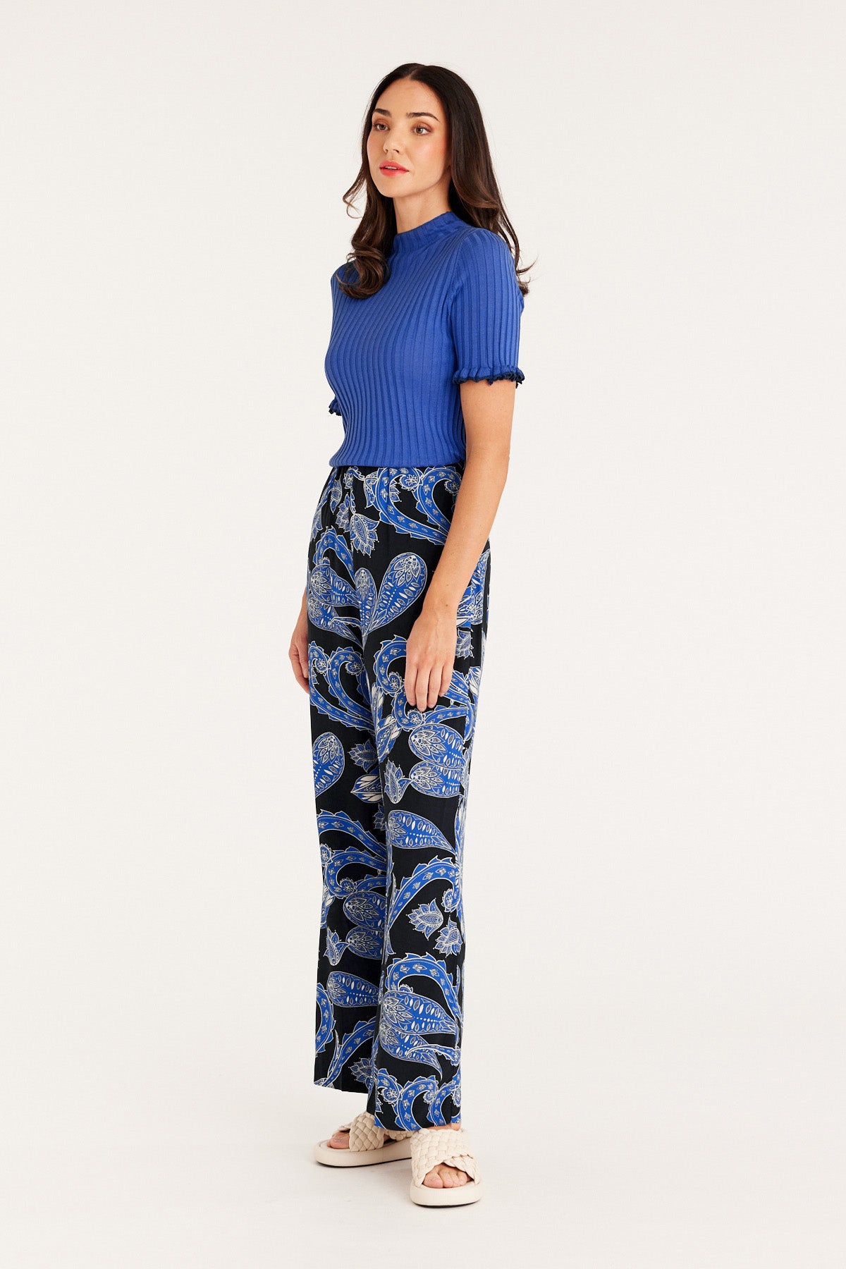 Helena Pant - Paisley Blue – Cable Melbourne