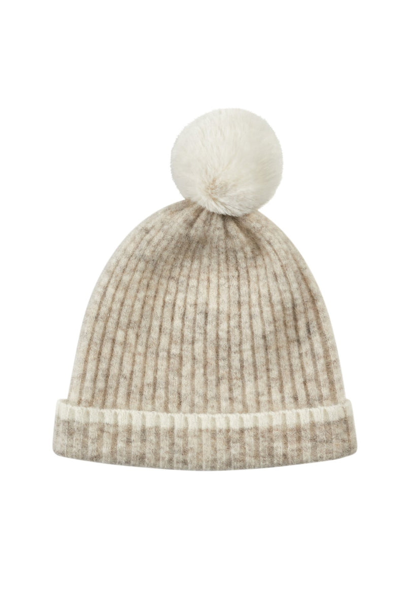 Plush Beanie - Oatmeal-Cable Melbourne-1