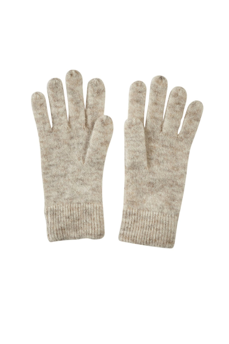 Plush Gloves - Oatmeal-Cable Melbourne-1